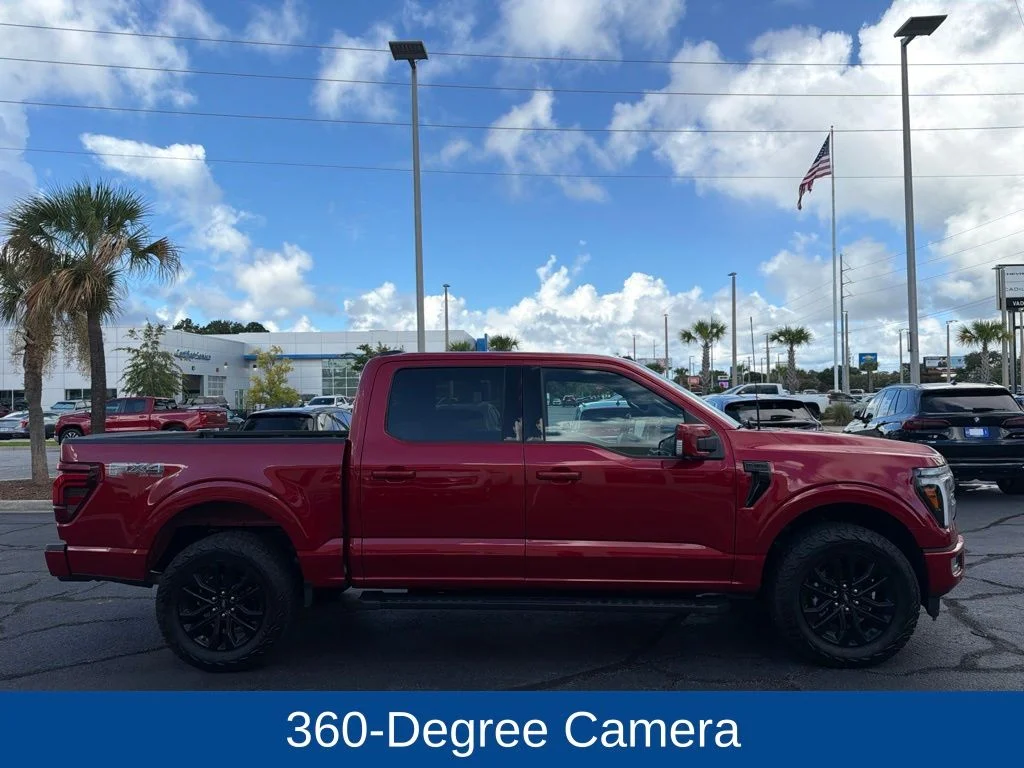 Used 2024 Rapid Red Metallic Tinted Clearcoat Ford Lariat image 4