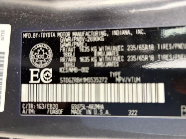 Used 2021 Gray Toyota XLE image 25