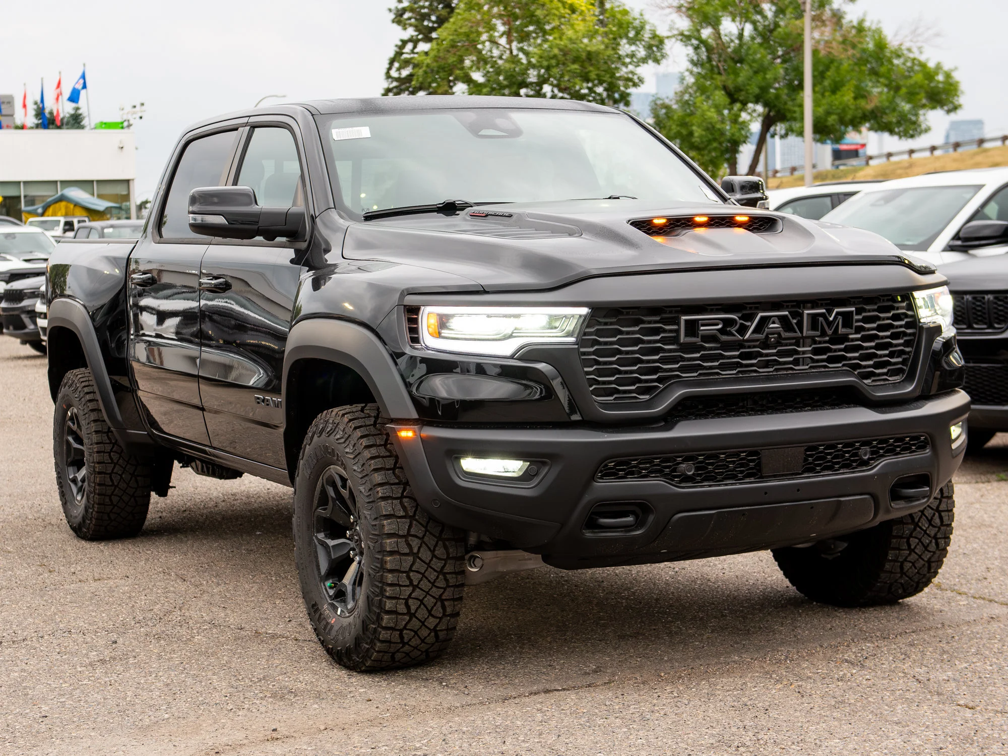 New 2026 Black RAM RHO* Crew Cab 4x4, 540 HORSEPOWER, Massage Seats, Head-Up Display image 11
