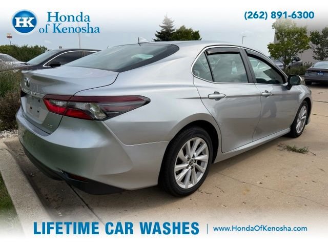 Used 2022 Celestial Silver Metallic Toyota LE image 2