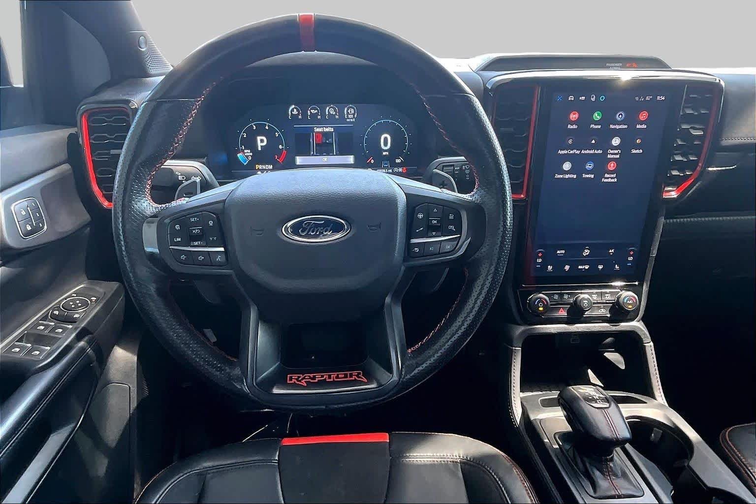 Used 2024 Velocity Blue Metallic Ford Raptor image 6