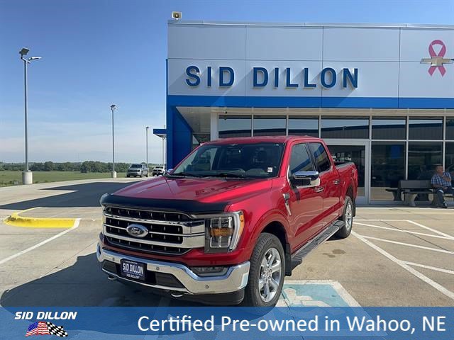 Certified Used 2023 Race Red Ford LARIAT image 1