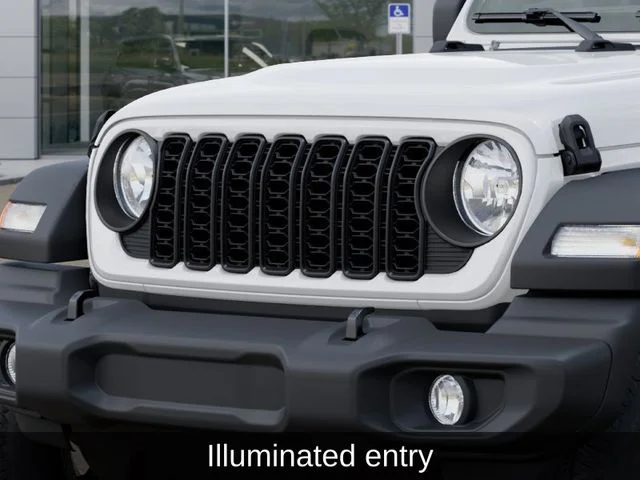 New 2026 Bright White Clear-Coat Exterior Paint Jeep Sport S image 12