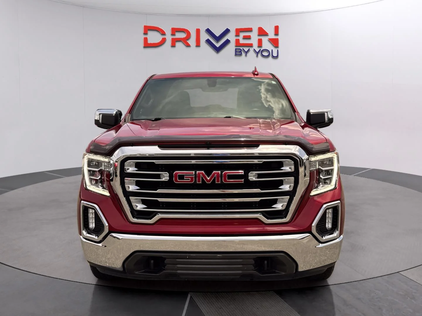 Used 2021 CAYENNE RED TINTCOAT GMC SLT image 9