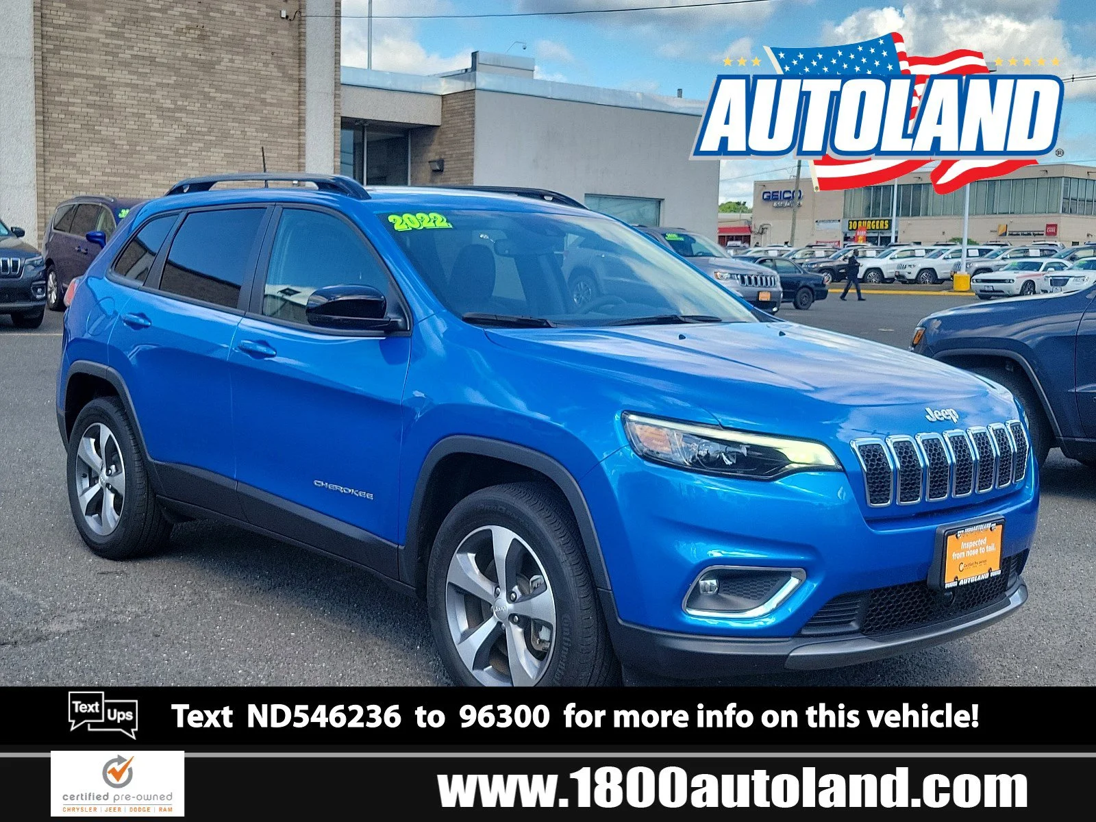 Certified Pre-Owned 2022 Jeep Cherokee Limited Sport Utility in