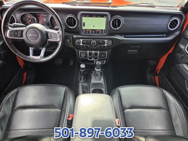 Used 2020 Orange Jeep Unlimited Sahara image 12