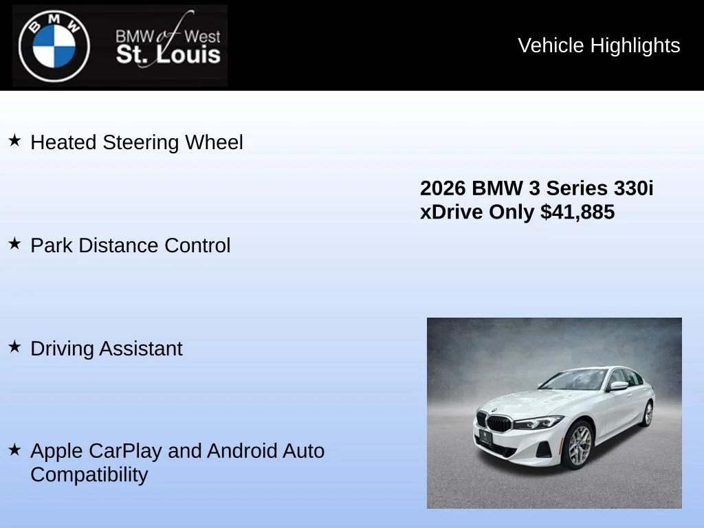 Used 2026 White BMW 330i xDrive image 16