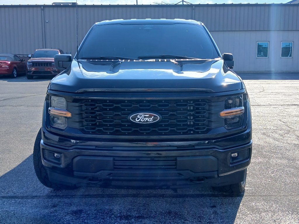 Used 2024 Agate Black Metallic Ford STX image 3