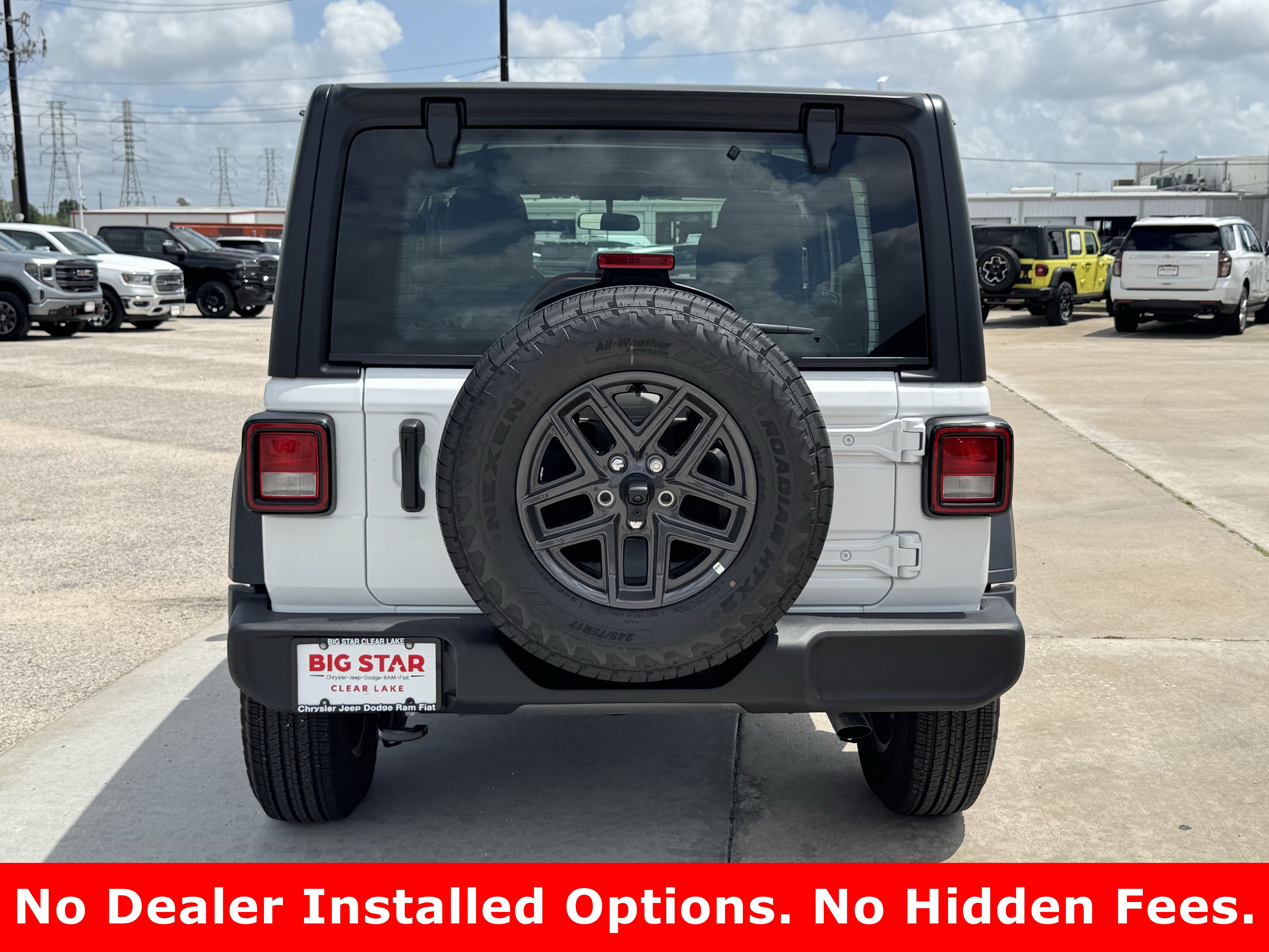 New 2026 Bright White Clear-Coat Exterior Paint Jeep Sport image 8