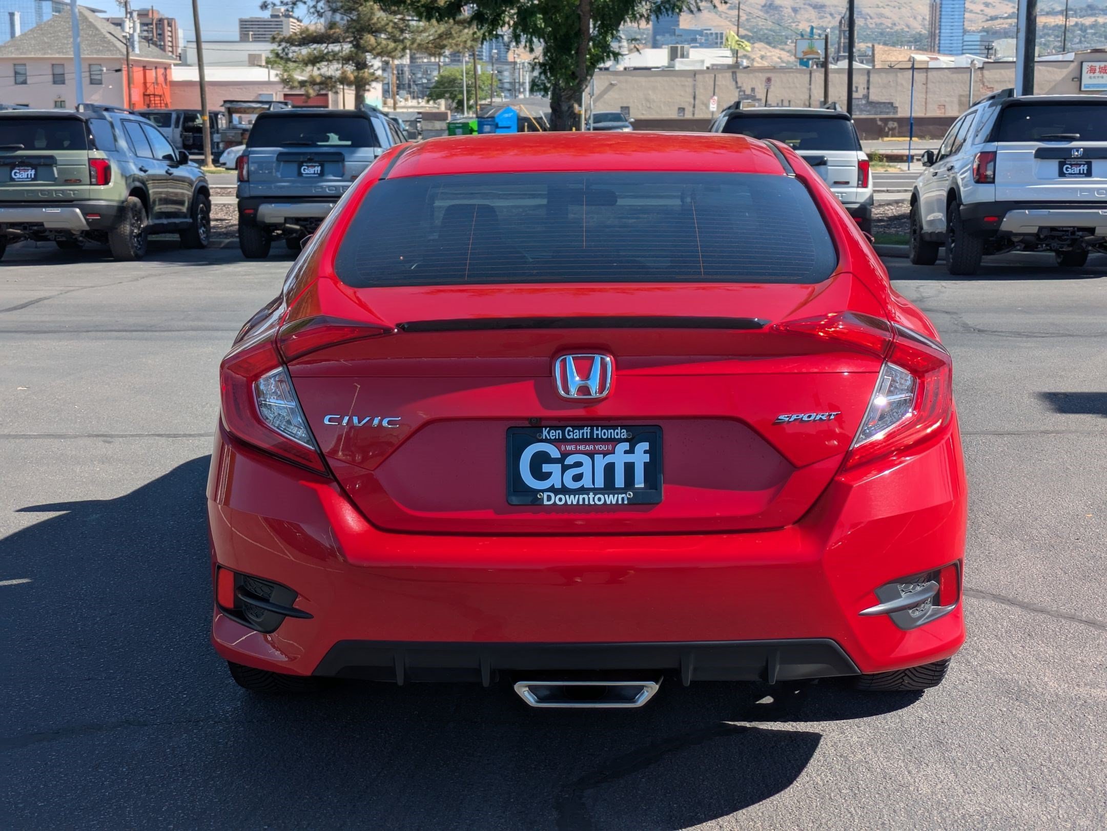 Certified Used 2021 Rallye Red Honda Sport image 4