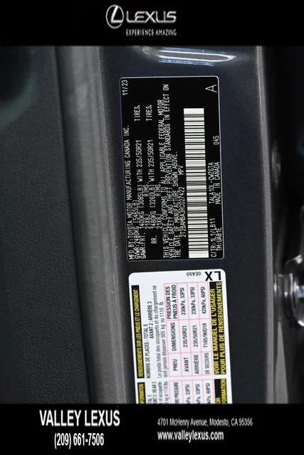 Certified Used 2024 CLOUDBURST GRAY Lexus 350 Premium Plus image 24