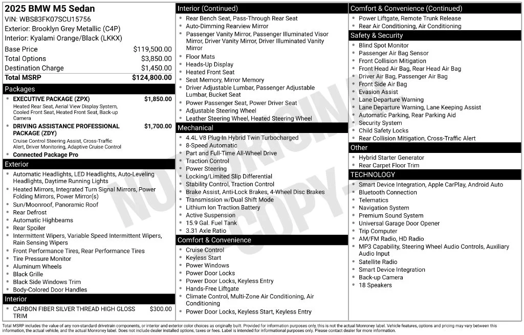 Used 2025 Gray BMW Base image 5