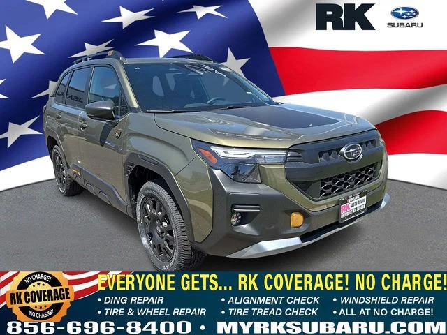 New 2026 AUTUMN GREEN METALLIC Subaru Wilderness image 1