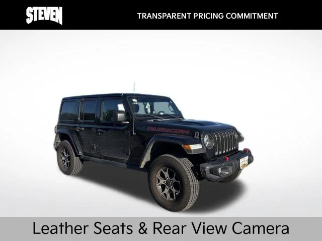 Used 2019 Black Jeep Unlimited Rubicon image 1