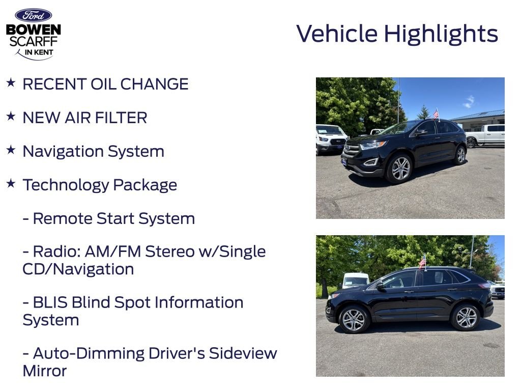 Certified Used 2016 Shadow Black Ford Titanium image 5