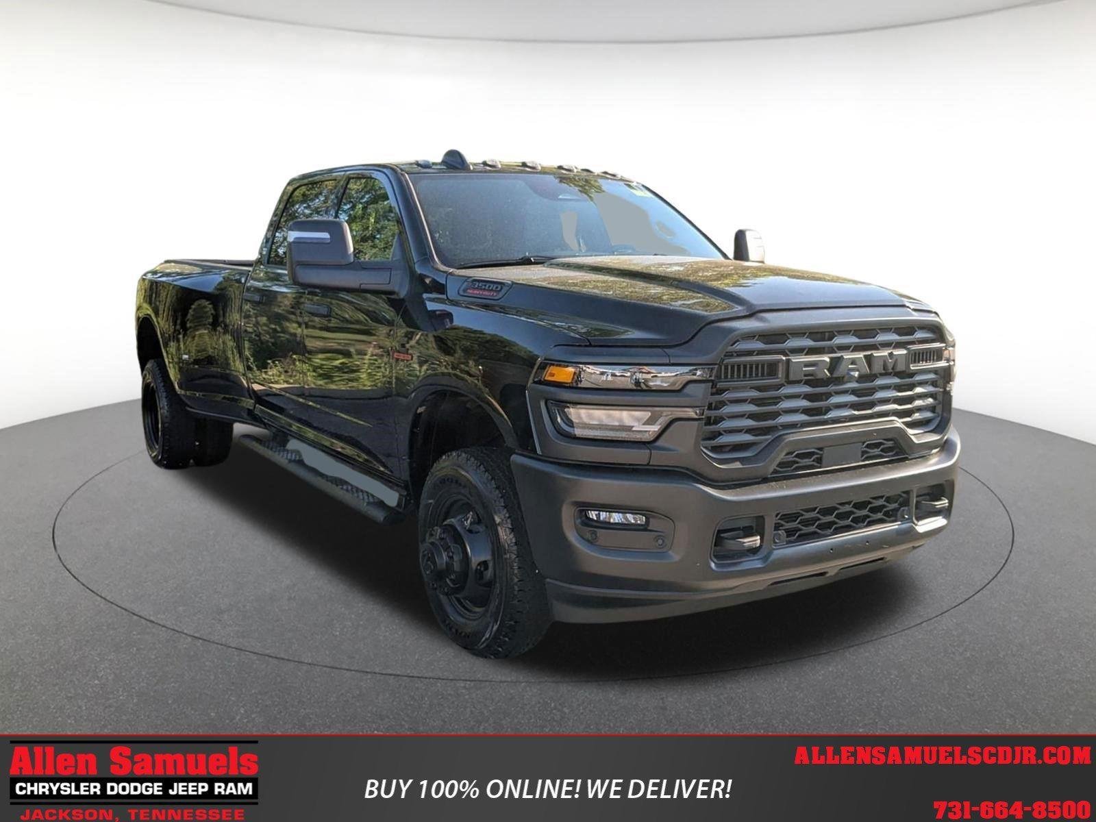 New 2026 Diamond Black Crystal Pearlcoat Ram Tradesman image 1
