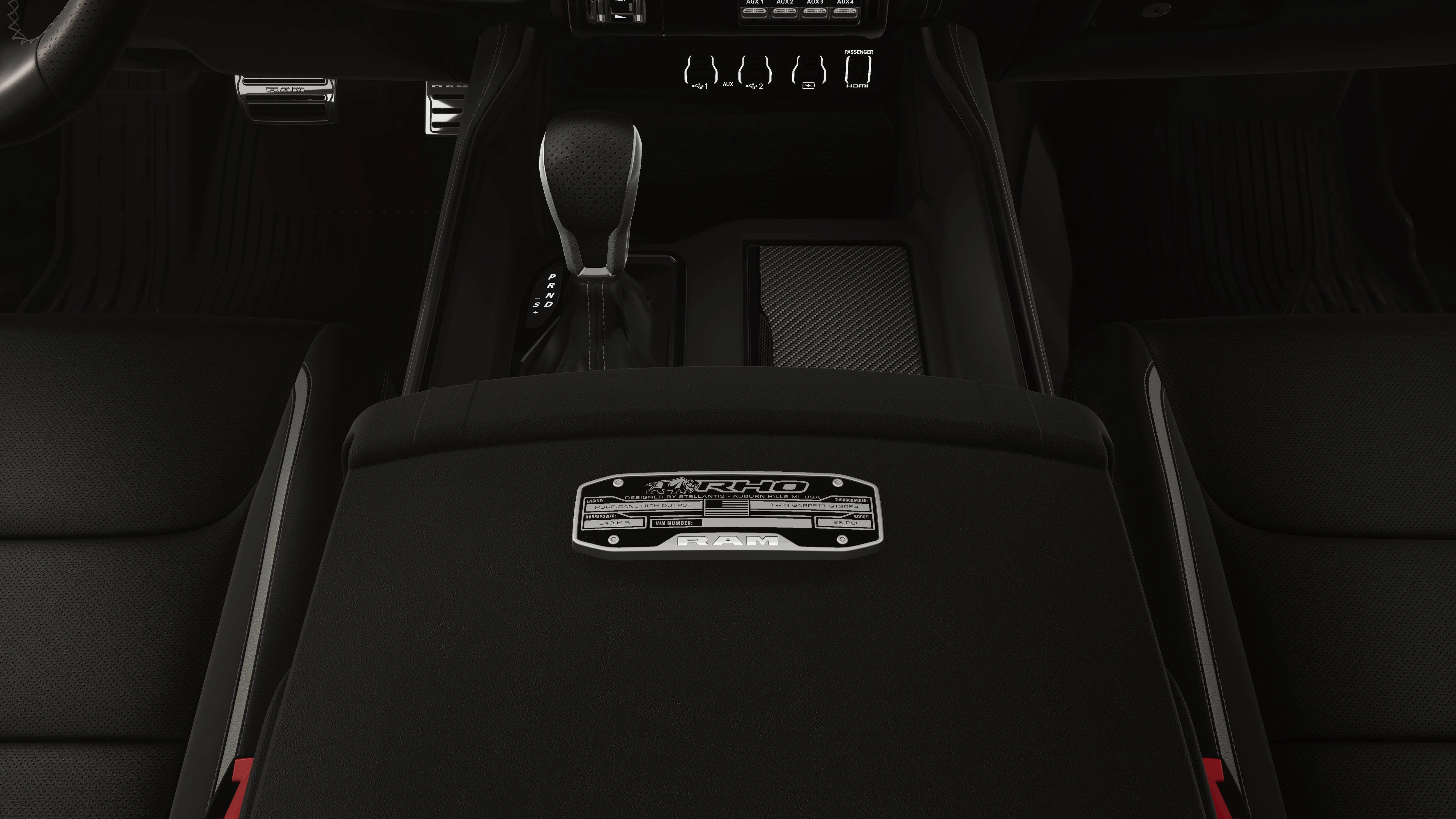 New 2026 Diamond Black Crystal Pearl-Coat Exterior Paint RAM RHO image 16