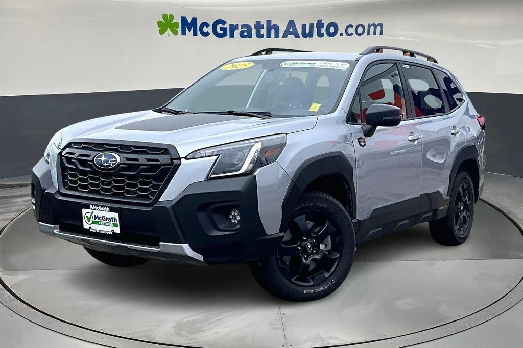 Certified Used 2025 Silver Subaru Wilderness image 3