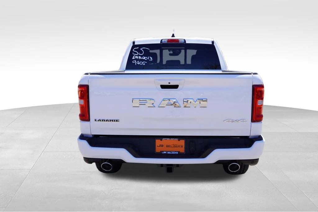 New 2026 Bright White Clear-Coat Exterior Paint RAM Laramie image 4