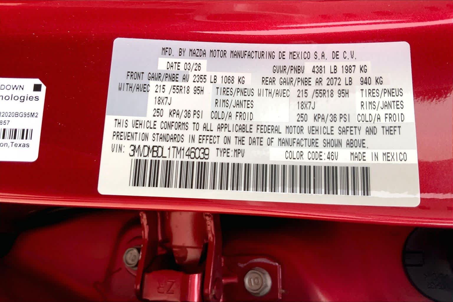 New 2026 Soul Red Crystal Metallic Mazda 2.5 S Premium image 21