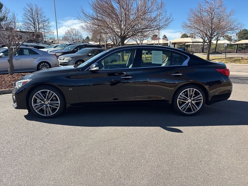 Used 2015 INFINITI Q50 S with VIN JN1BV7AR7FM407074 for sale in Lone Tree, CO