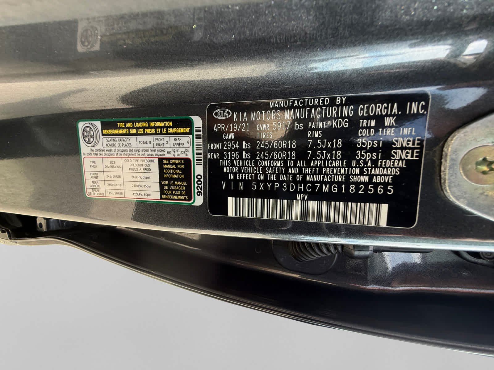 Used 2021 Gravity Grey Kia EX image 25