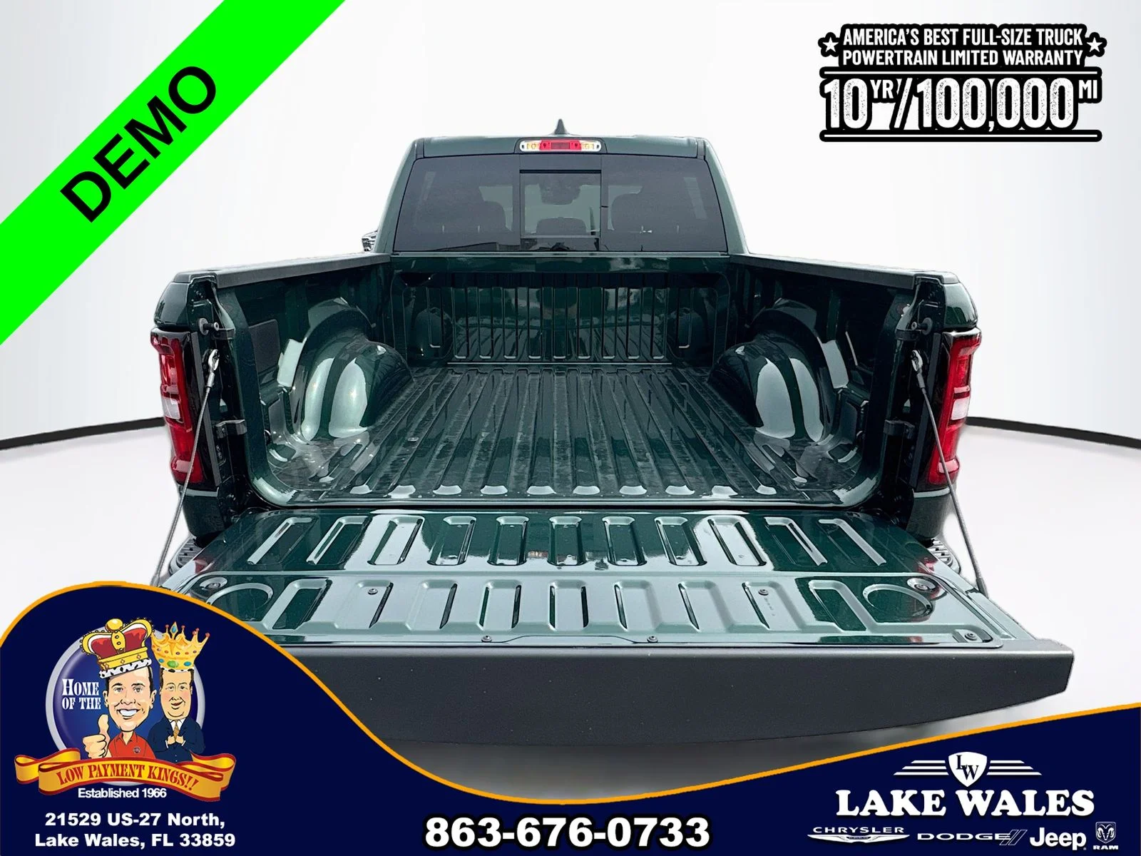 New 2026 Serrano-Green Metallic Exterior Paint RAM BIG HORN image 25