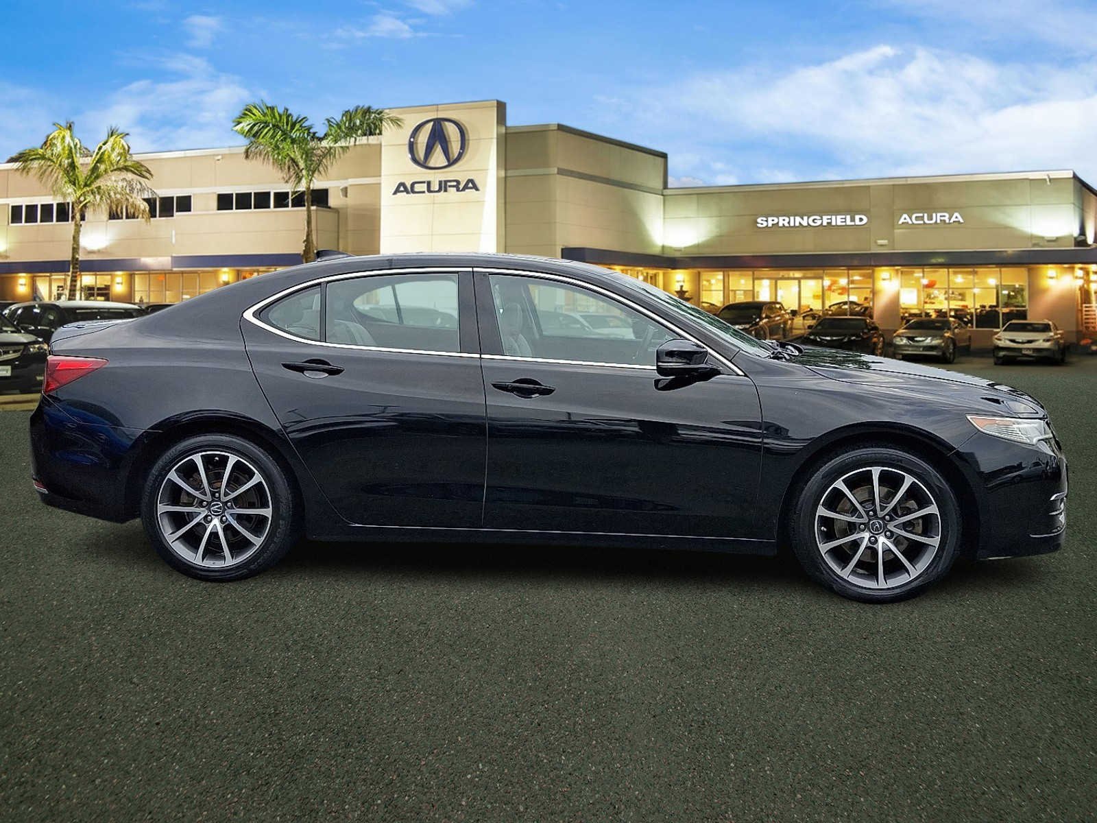 Used 2016 Crystal Black Pearl Acura V6 Tech image 7
