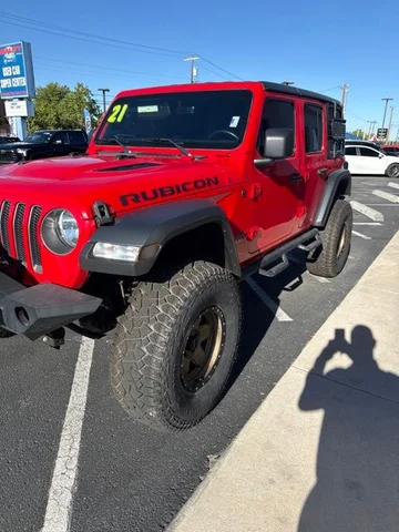 Pre-Owned 2021 Jeep Wrangler Unlimited Rubicon With Navigation & 4WD