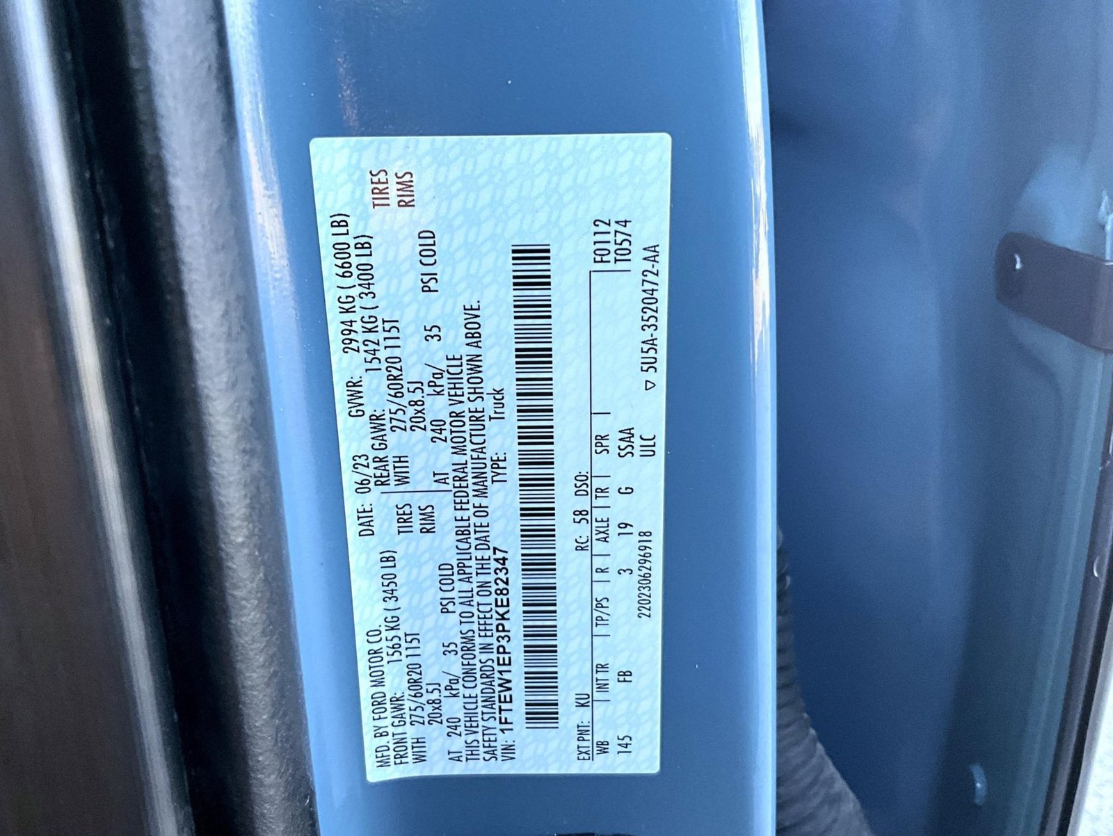 Used 2023 Blue Ford XLT image 28