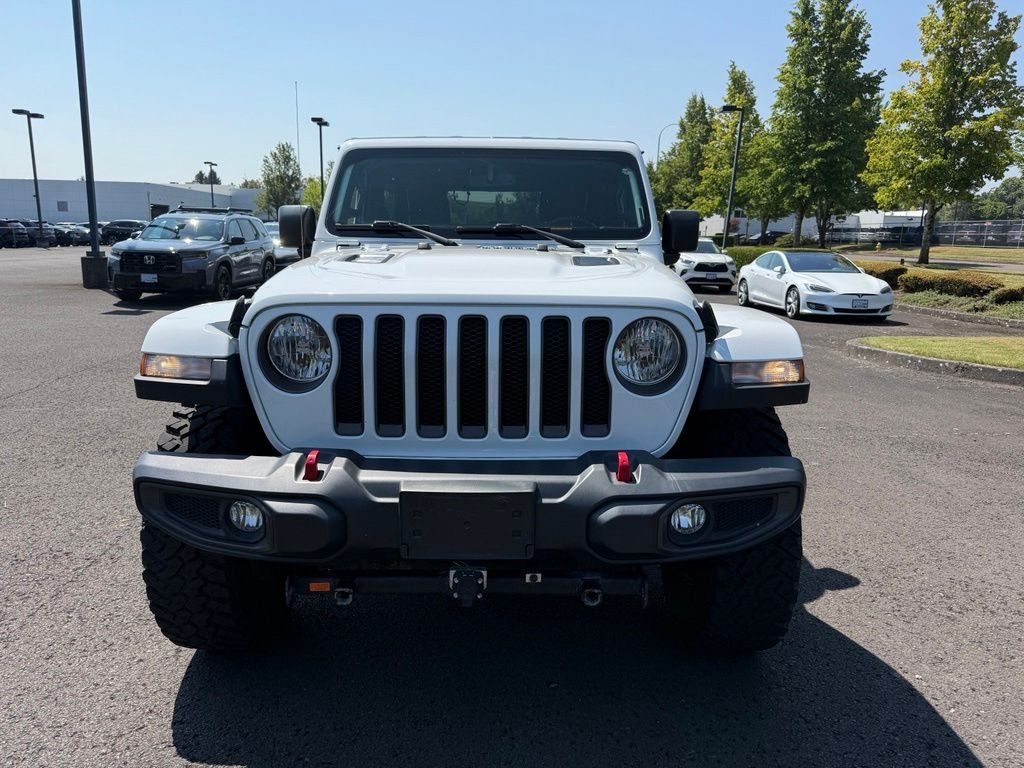 Used 2023 Bright White Clearcoat Jeep Rubicon image 2