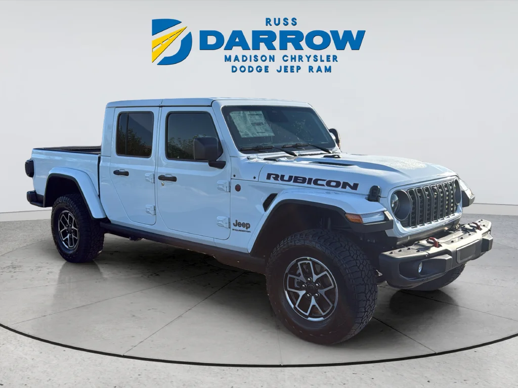 New 2026 Bright White Clear-Coat Exterior Paint Jeep Rubicon X image 7