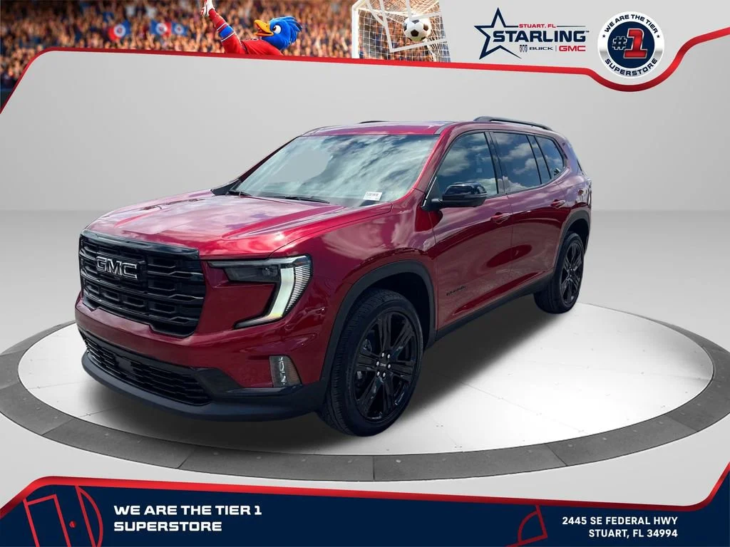 New 2026 Volcanic Red Tintcoat GMC Elevation image 1