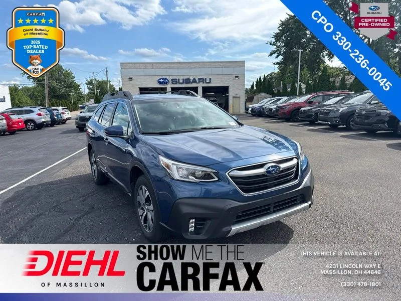 Used 2022 Blue Subaru Limited image 1