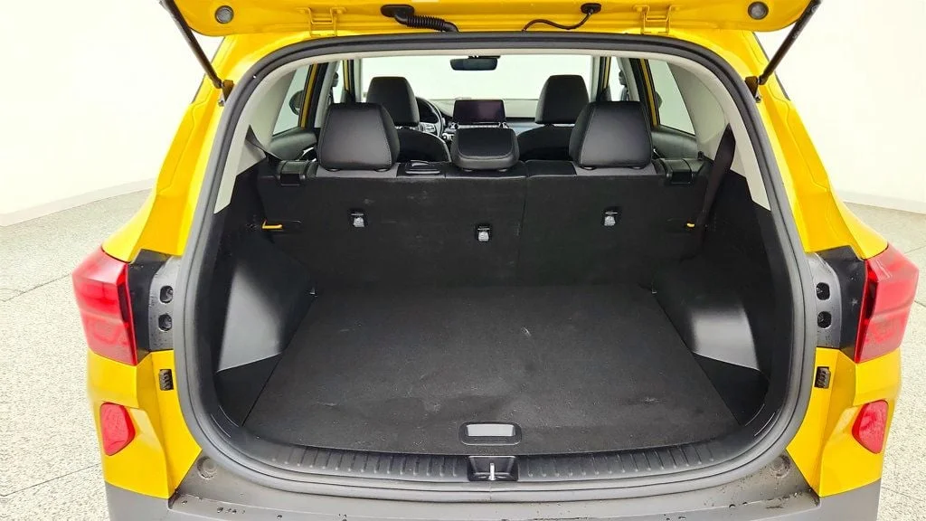 Used 2023 Starbright Yellow/Black Roof Kia S IVT AWD w/ Navigation Pkg & Illuminated Sills image 21