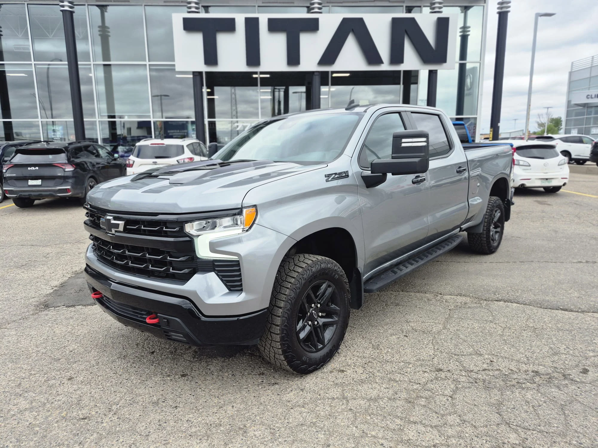 Certified Used 2024 Sterling Grey Metallic Chevrolet LT Trail Boss 4WD*5.3L V8 | Adaptive Cruise | Remote Start | Htd Seats & Wheel | 6ft Box | Tow Pkg image 2