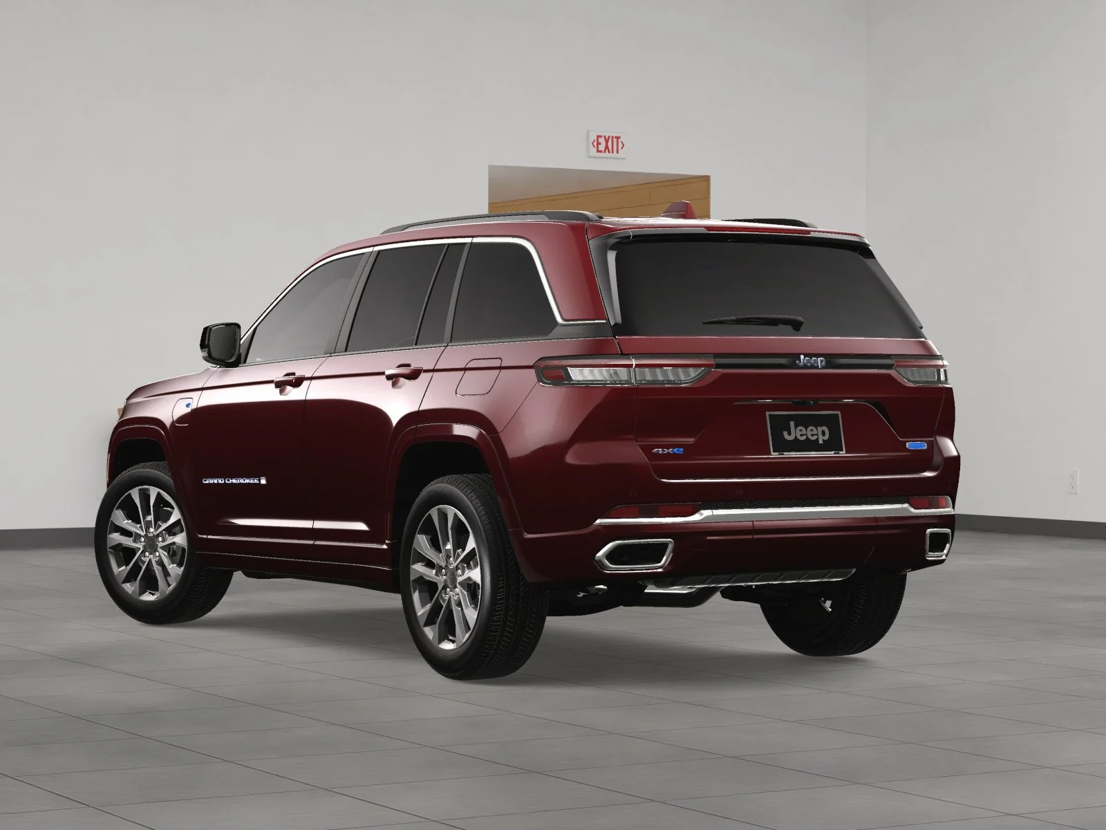 New 2024 Velvet Red Pearl-Coat Exterior Paint Jeep Overland 4xe image 35
