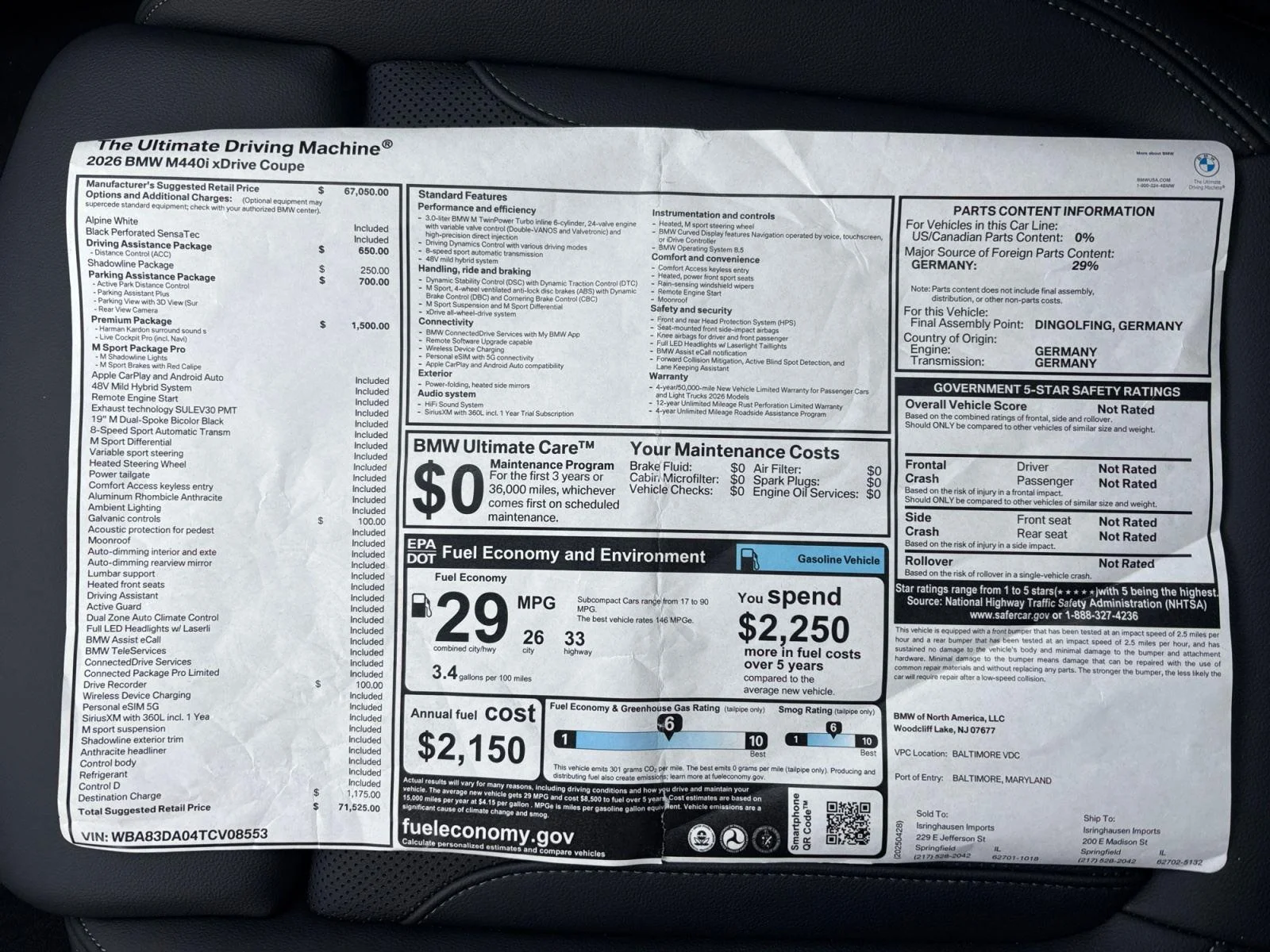 2026 BMW 4 Series M440i - Photo 30