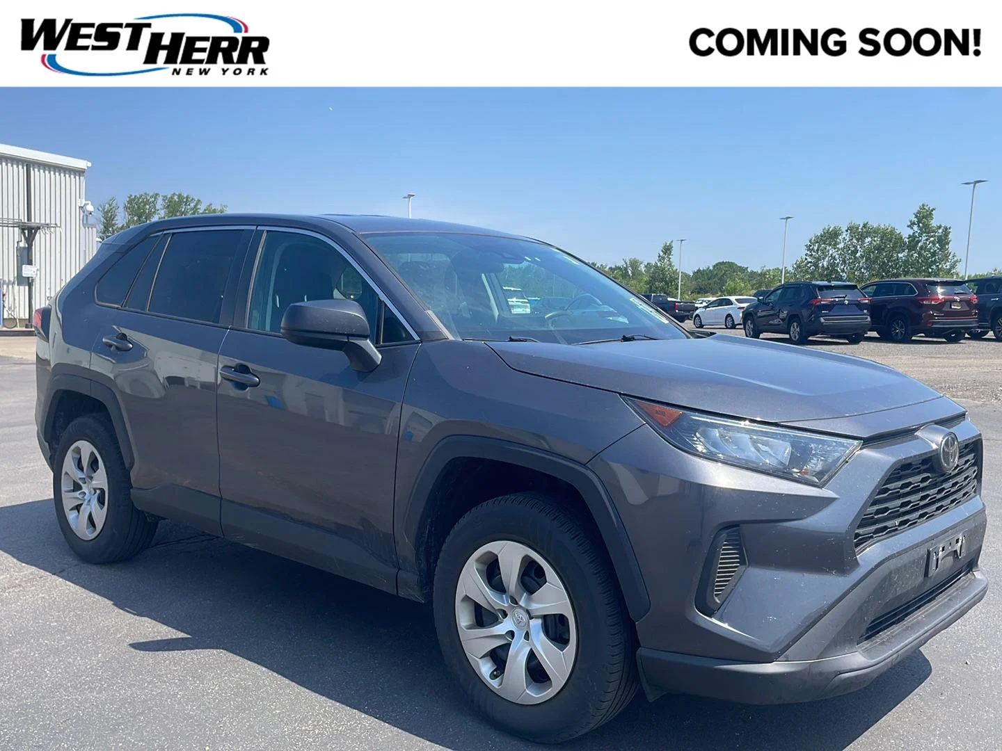 Used 2022 Magnetic Gray Metallic Toyota LE image 1