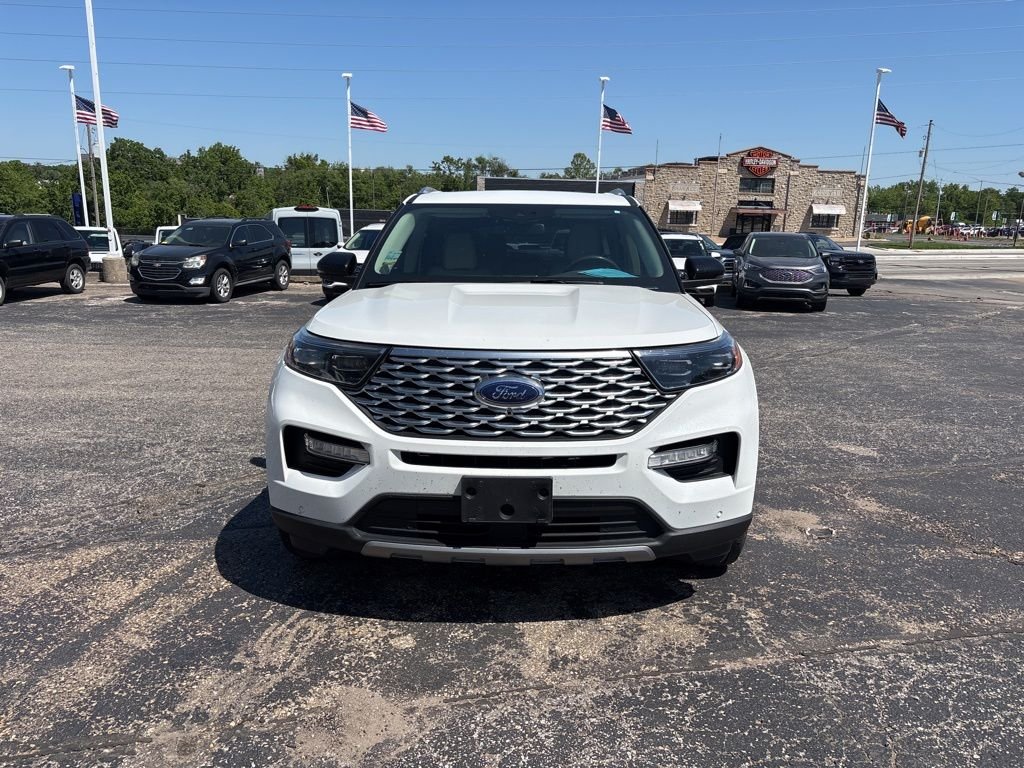 Used 2021 Ford Explorer Platinum with VIN 1FM5K8HC1MGA21347 for sale in Kansas City