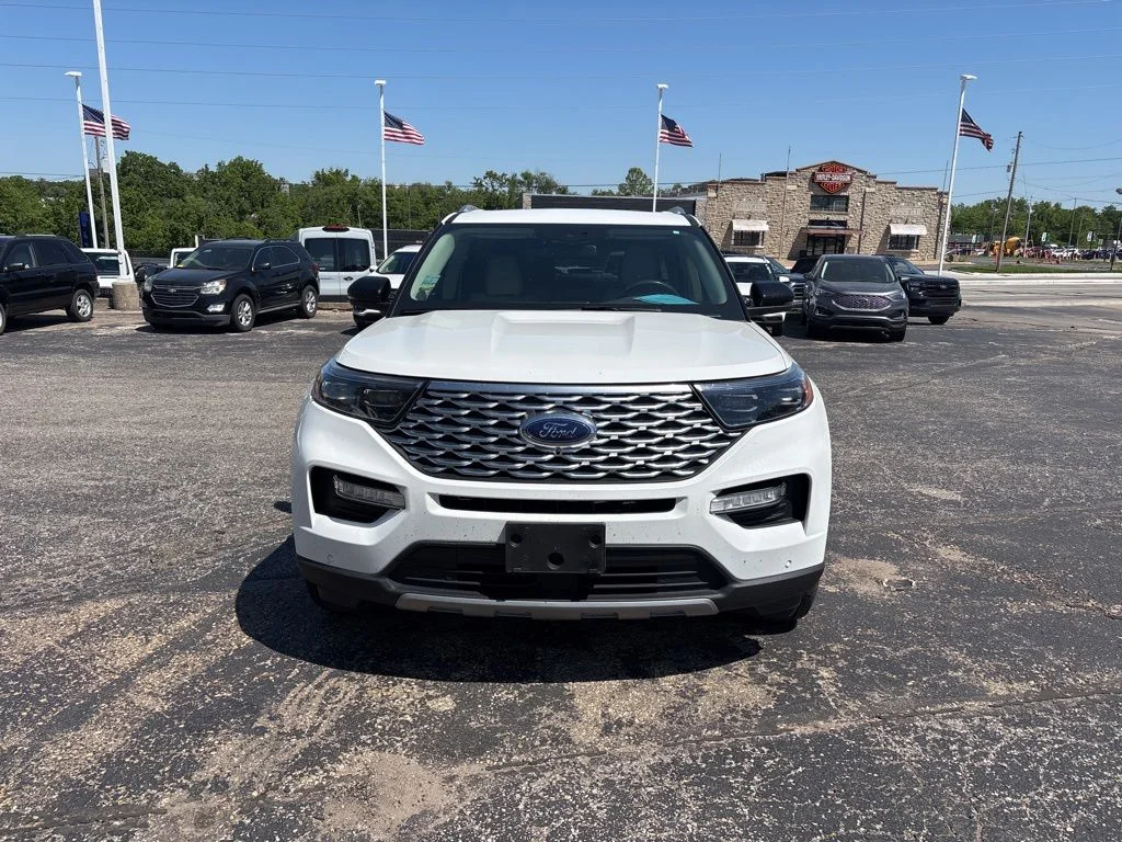 Used 2021 Ford Explorer Platinum with VIN 1FM5K8HC1MGA21347 for sale in Kansas City