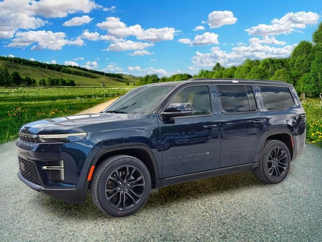 New 2026 Fathom Blue Pearlcoat Jeep Summit Obsidian image 2