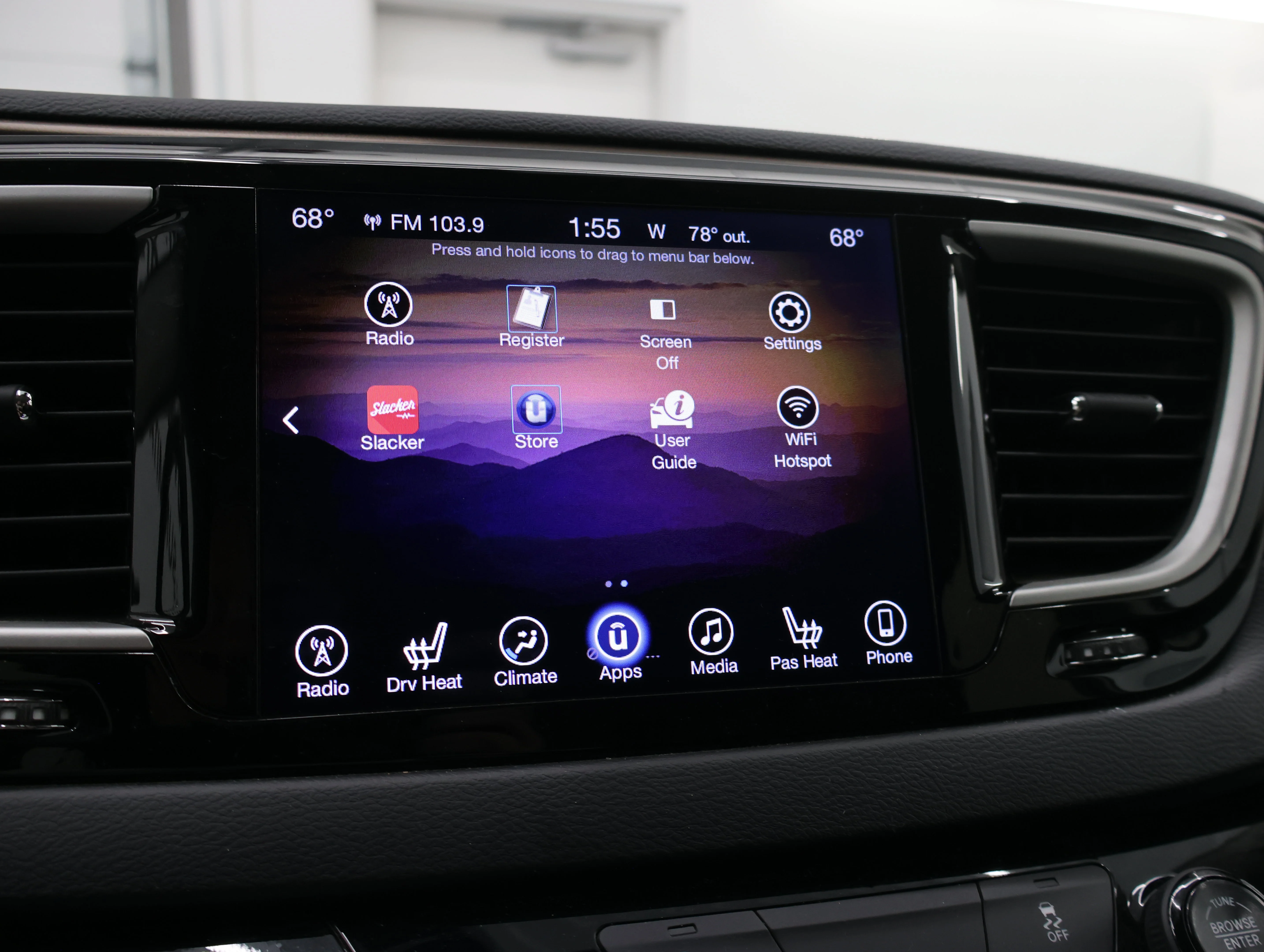Used 2017 Jazz Blue Pearlcoat Chrysler Touring L image 53