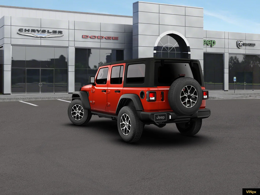 New 2026 Firecracker Red Clear-Coat Exterior Paint Jeep Sport S image 4