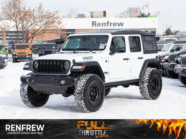 2026 Jeep Wrangler Willys*, 3.5 Inch Lift, 37 Inch Tires