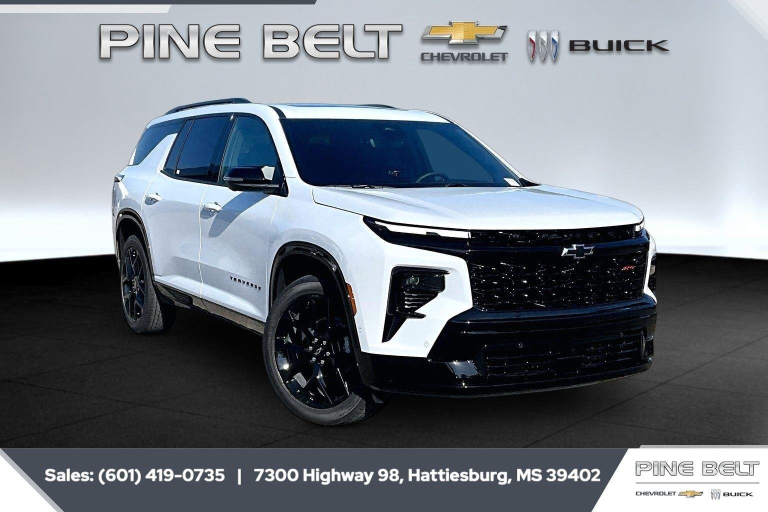 New 2026 Polar White Tricoat Chevrolet RS image 1