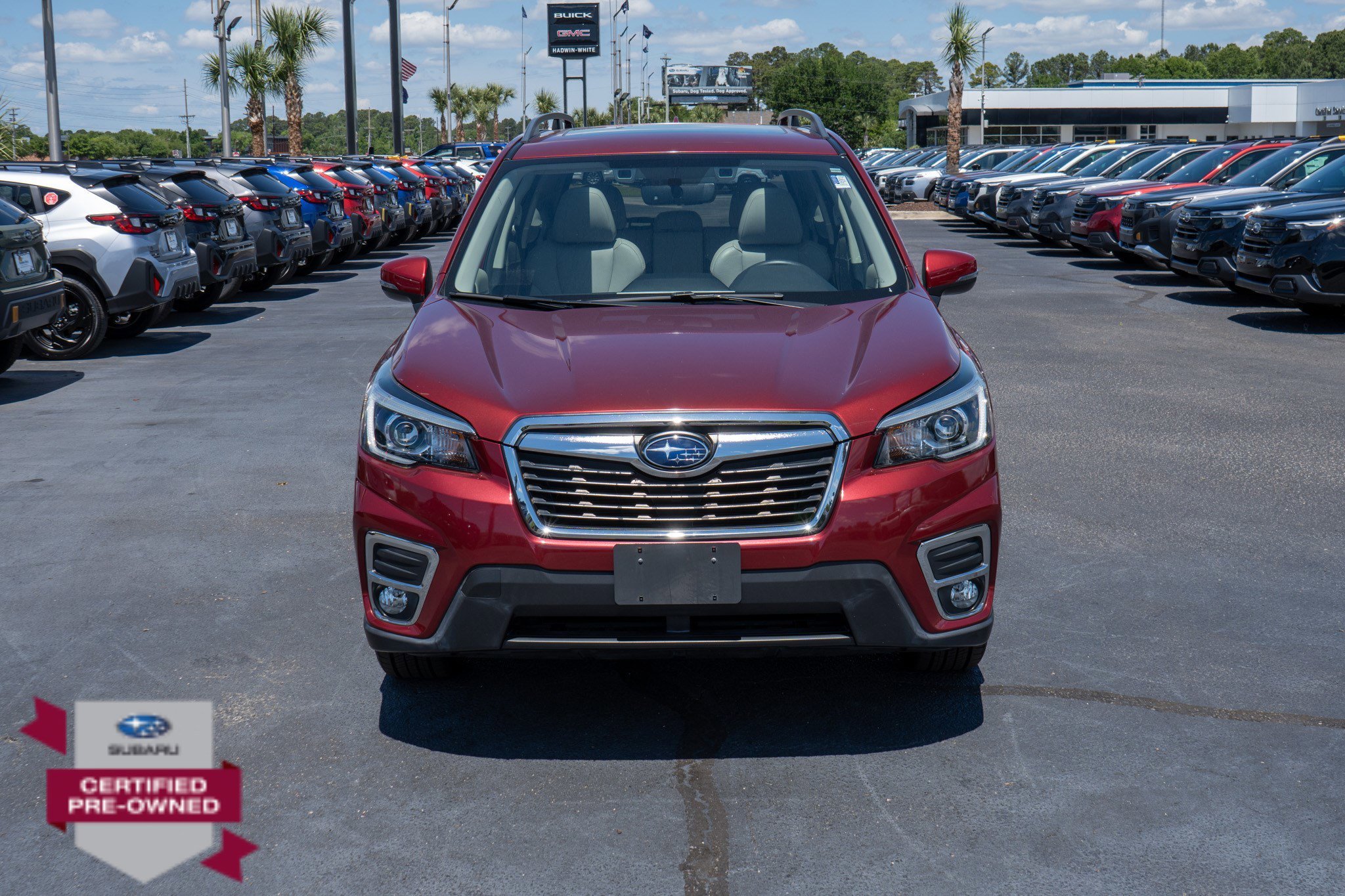 Used 2019 Crimson Red Pearl Subaru Limited image 8