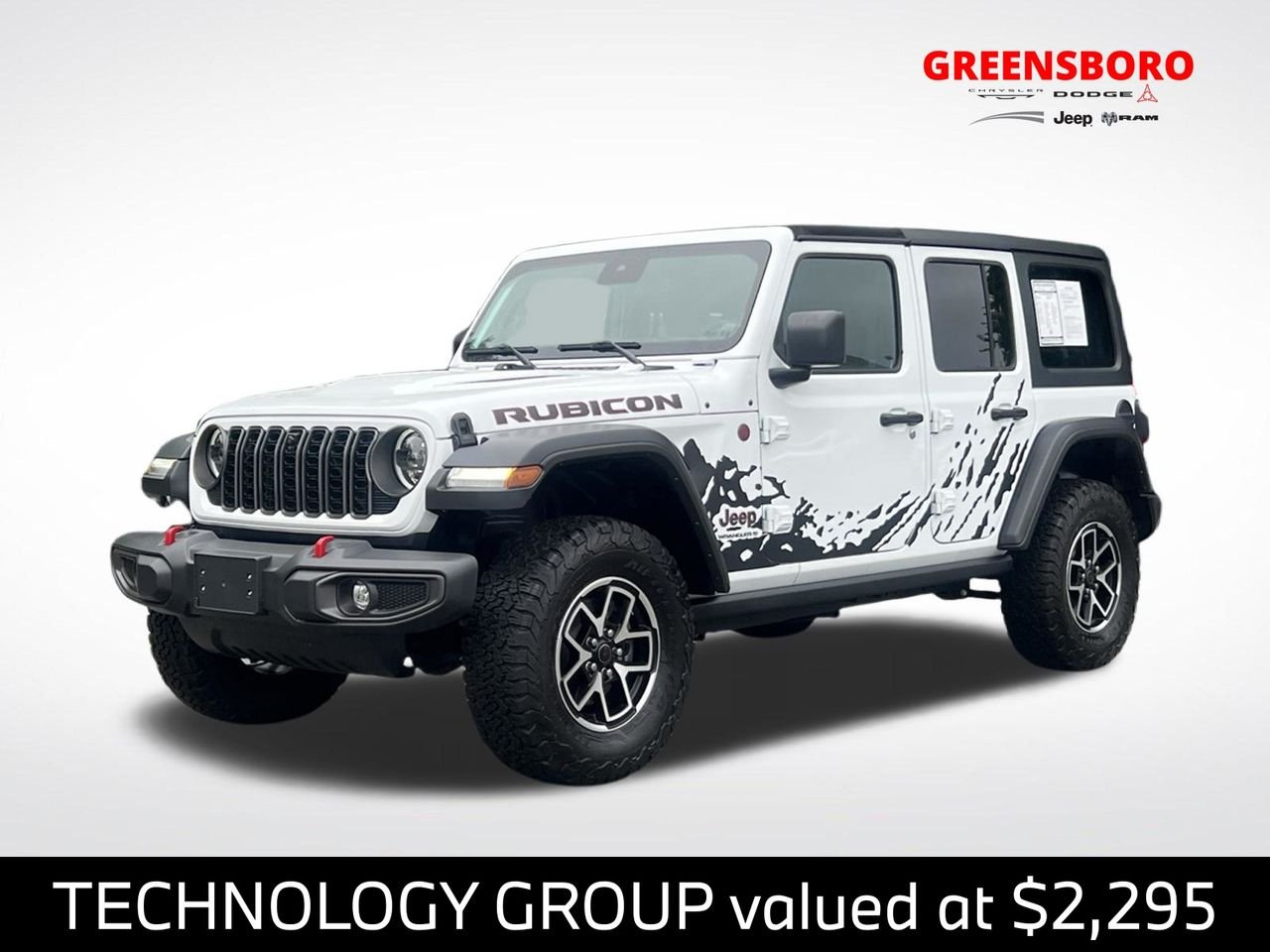 Used 2024 White Jeep Rubicon image 1