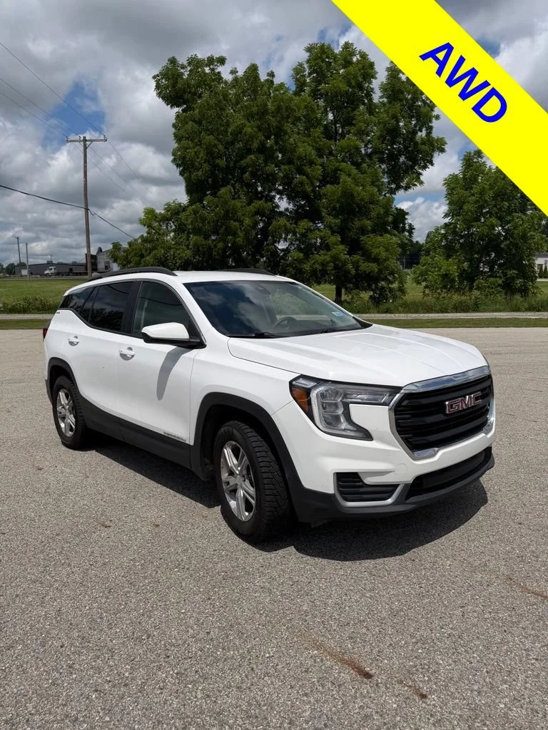 Used 2023 GMC Terrain SLE with VIN 3GKALTEG1PL204746 for sale in Marlette, MI