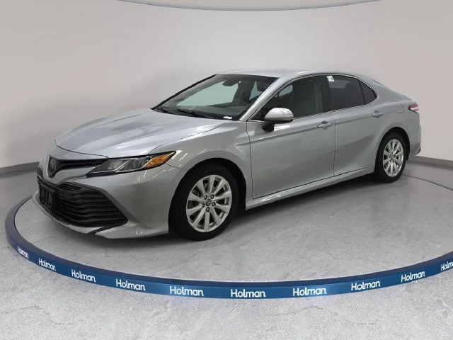 Used 2018 Celestial Silver Metallic Toyota LE image 1